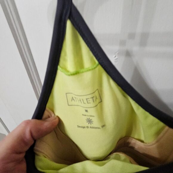 Athleta Purple and Black Patterned Dress - Picture 3 of 4